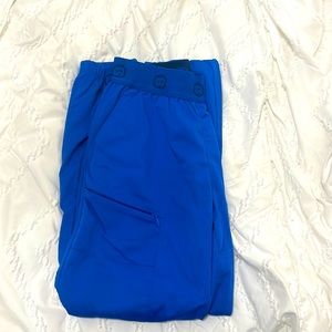 WonderWink Women Jogger Scrubs in Small Petite Royal Blue